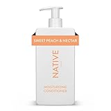 16.5 Oz, Native Moisturizing Conditioner, Sweet Peach & Nectar, Sulfate & Paraben Free, Pack of 1.