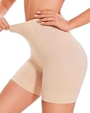 BESTENA Shapewear Shorts,Mid-Waist Body Shaper Shorts Thigh Slimmer,Womens Shapewear Tummy Control,Seamless Shapewear for Under Dresses