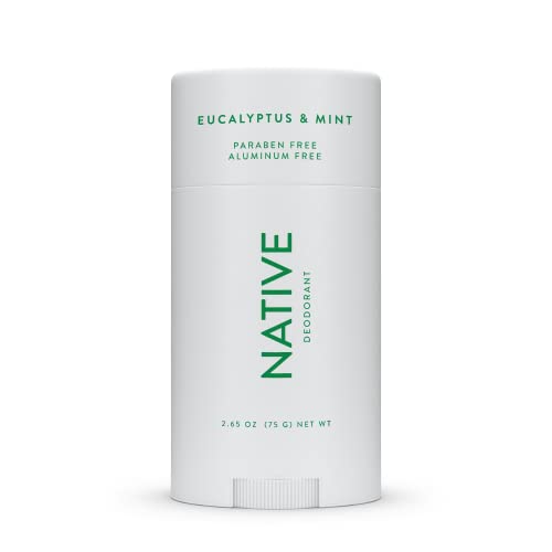 Native Deodorant | Natural Deodorant for Men, Aluminum Free with Baking Soda, Coconut Oil and Shea Butter | Eucalyptus & Mint