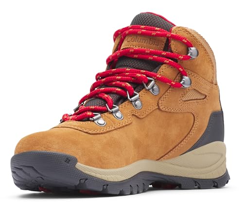 Columbia Women's Newton Ridge Plus Waterproof Amped, Elk/Mountain Red, 10 M US