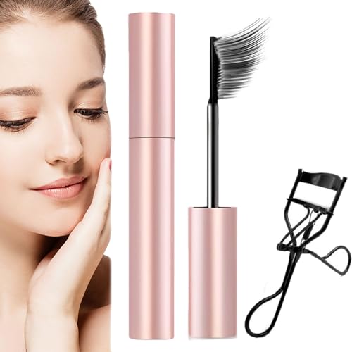 Comparison K Mascara, Comparisonk Mascara, 2025 Mascaras Black & Brown Duo for Lash Makeup, Tubing, Natural Defining Curling Eyelashes, Waterproof & Sweatproof Long Lasting Non-smudged (Black/A, 1)