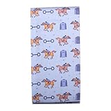 Barrel Down South Derby Horse Racing Tea Towels - Party Hostess Gift - Kentucky Coffee Tea Bar Accessories - Home Kitchen Cooking and Baking (Blue Derby Icons Towel)