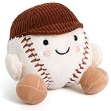 Baseball Stuffed Animal, Baby Baseball Plush Sports Toy, Baby Sports Toys, Plushies for Boys and Girls