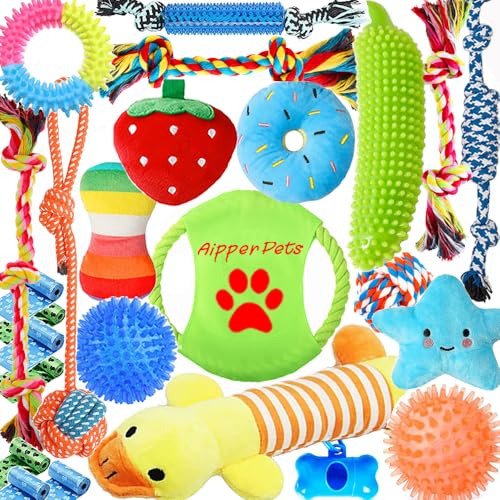 Aipper Dog Toys 25 Pack for Fun and...