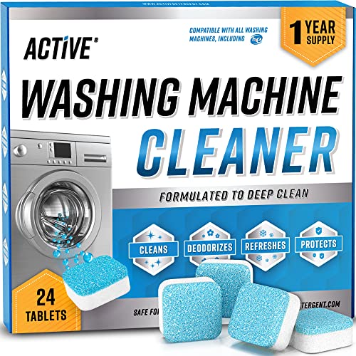 Washing Machine Cleaner Descaler 24 Pack - Deep...