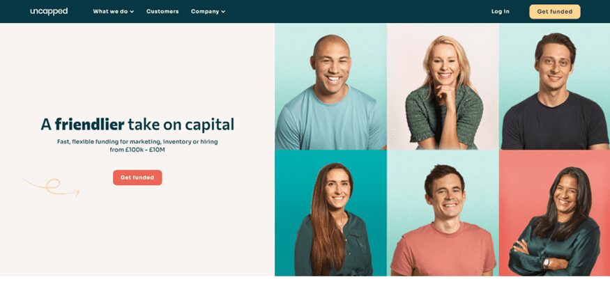 Uncapped Homepage