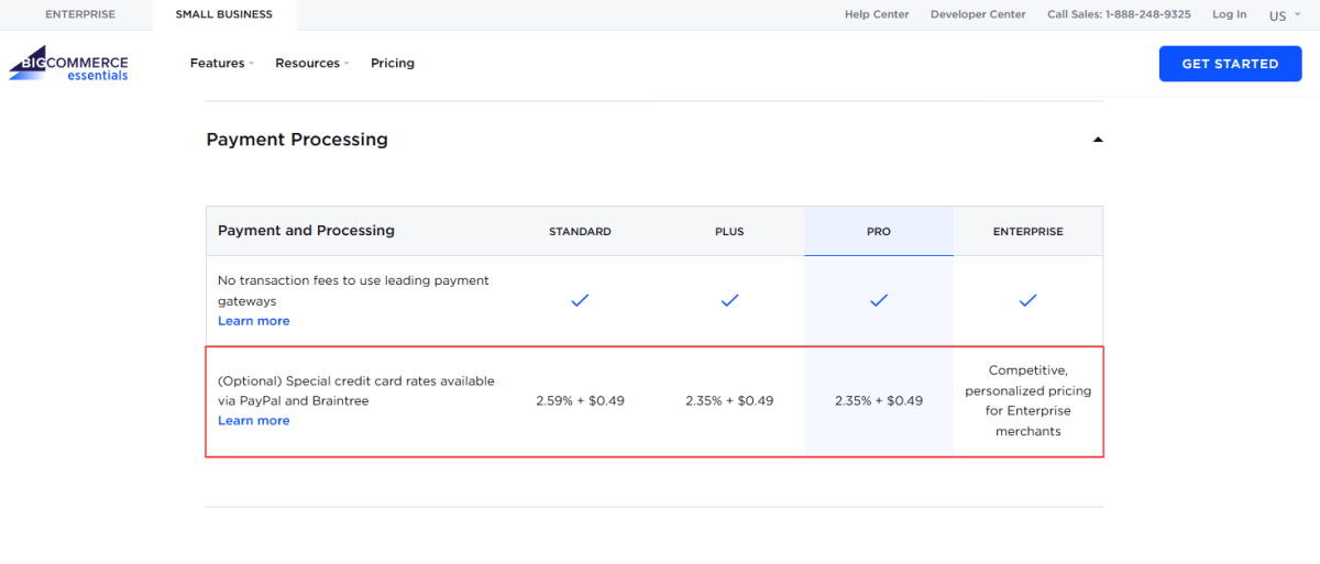 BigCommerce Payment Pricing