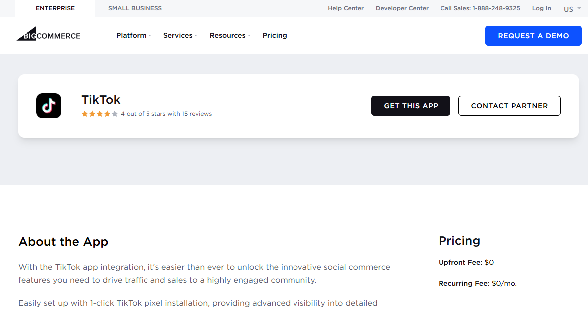 TikTok BigCommerce Integration