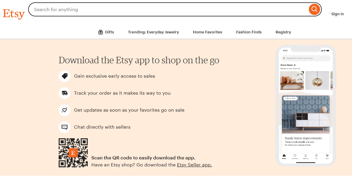 etsy app
