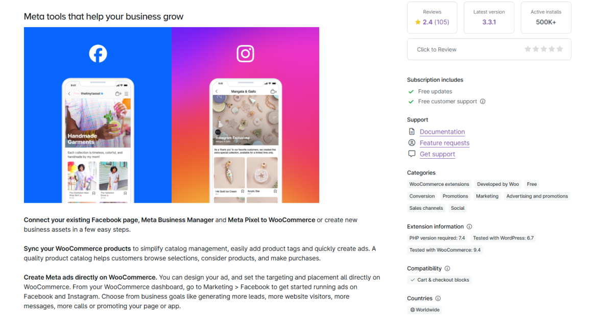 Facebook for WooCommerce 1