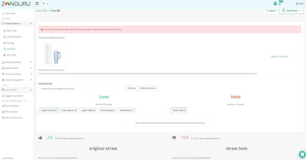 zonguru product research