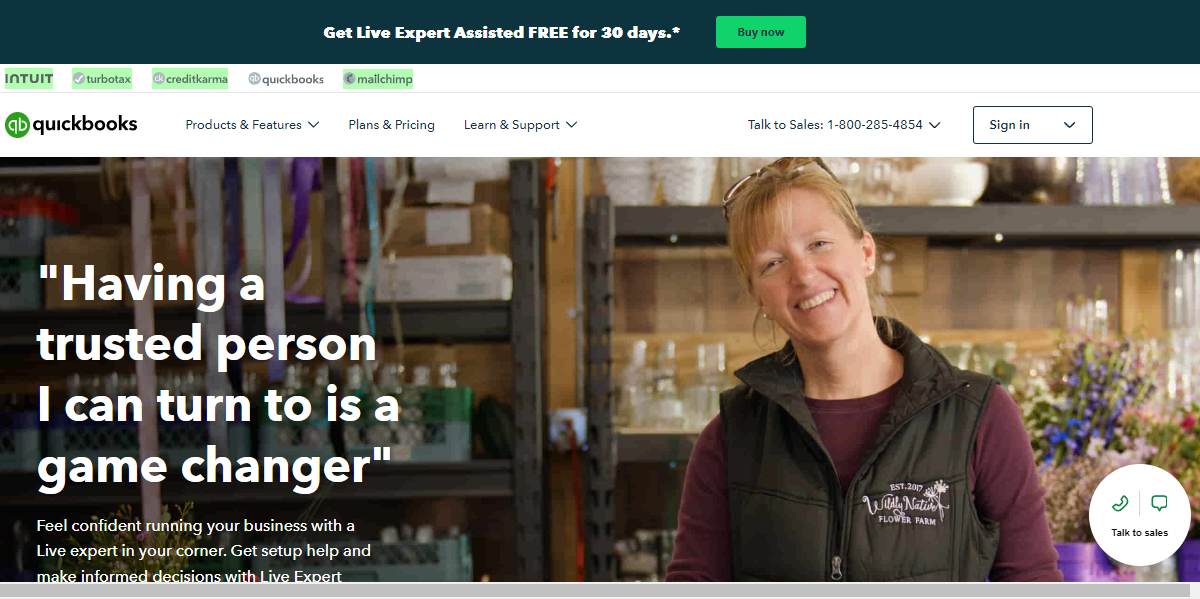 QuickBooks’s shipping  platform