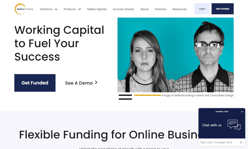 Sellers Funding Homepage