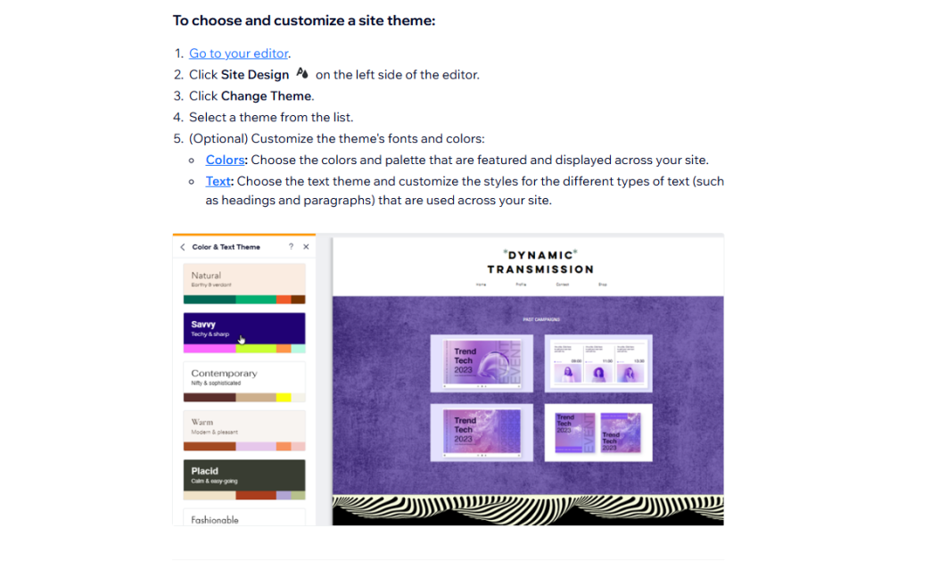 Wix Themes