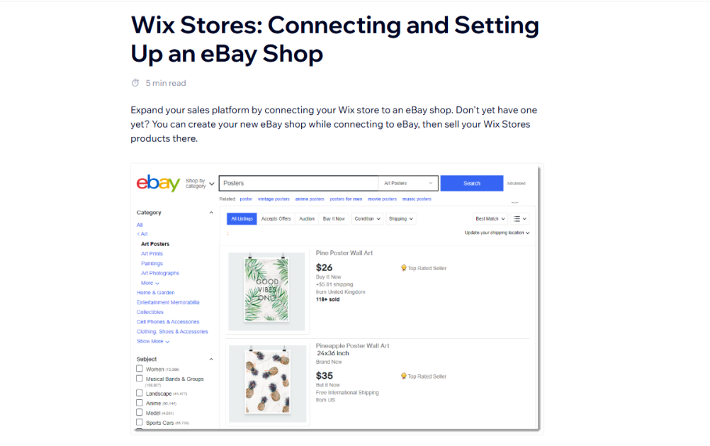 eBay Integration