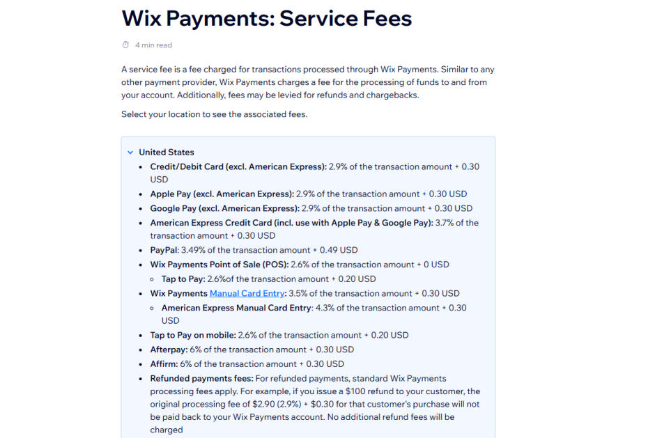 Wix Payments