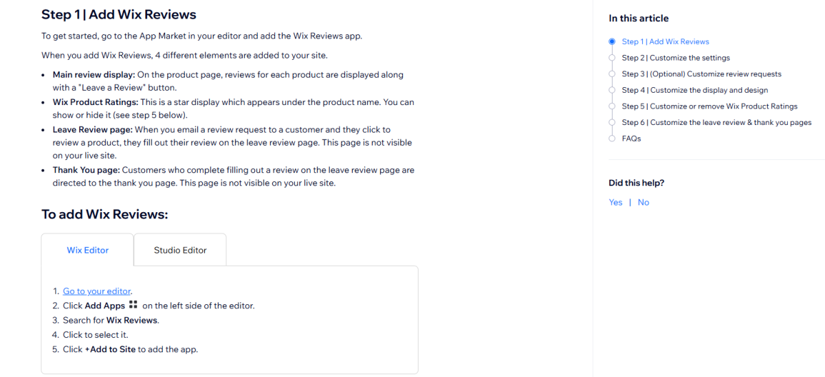 Wix Reviews