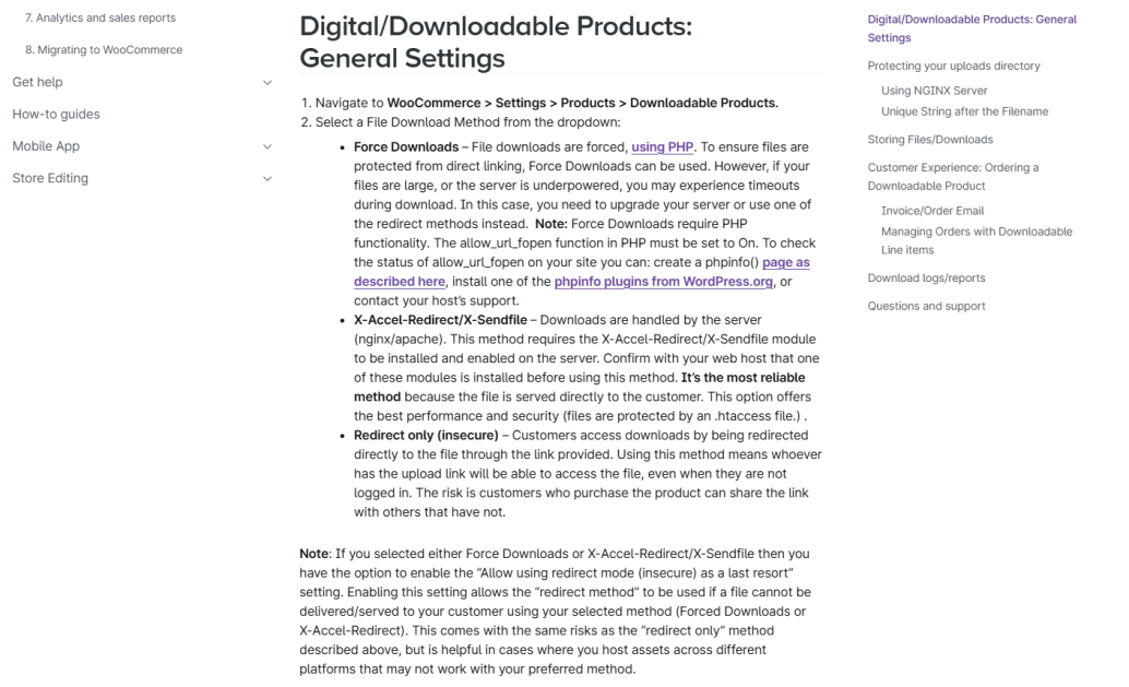 WooCommerce Digital and Downloable Products